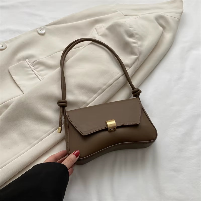 2025 New Style Bag Vintage Handbag Underarm Bag Stylish Young Women'S Shoulder Crossbody Small Bag