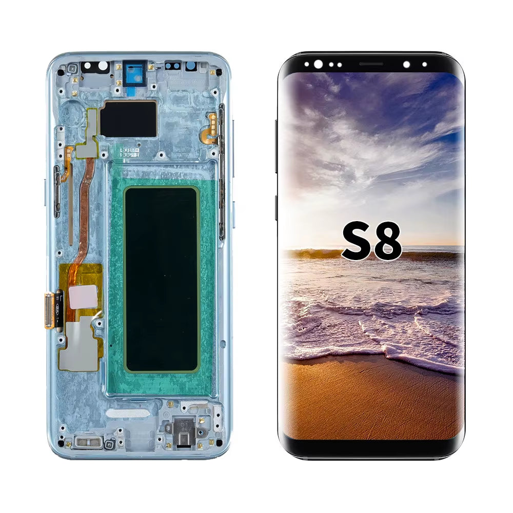 Phone Screen for Samsung S8 Screen for Samsung Galaxy S8 Lcd Incell with Frame for Samsungs8 plus Lcd Replacement Screen Repair