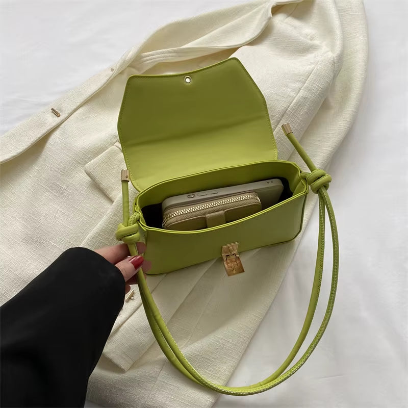 2025 New Style Bag Vintage Handbag Underarm Bag Stylish Young Women'S Shoulder Crossbody Small Bag