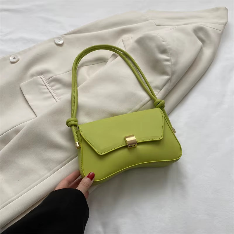 2025 New Style Bag Vintage Handbag Underarm Bag Stylish Young Women'S Shoulder Crossbody Small Bag