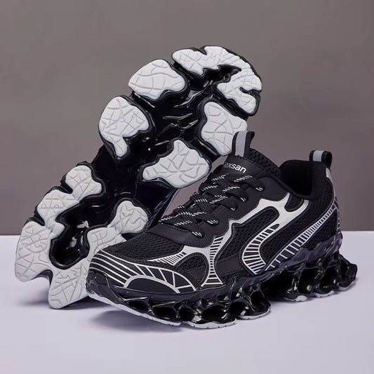 Custom Logo Casual Outdoor Walking & Running Chunky Sneakers Height Increasing Fly Knitting Zapatillas Anti-Slip Feature